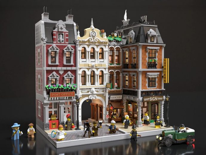 This gorgeous LEGO Set revives the aesthetic of Victorian-Edwardian 20th Century London