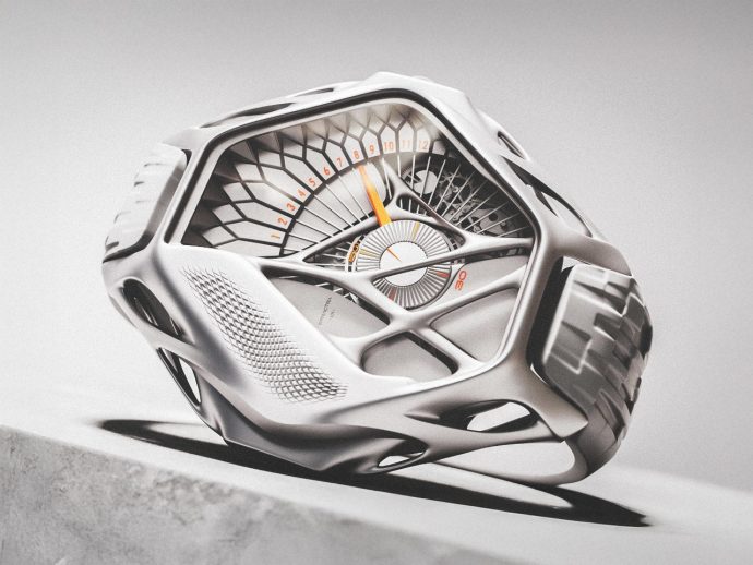 3D-Printed Alien-inspired Watch looks like a futuristic Facehugger on your wrist