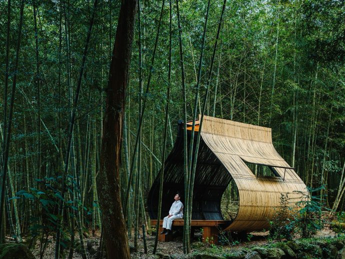 Innovative Bamboo Cabin Design Is Inspired By Taiwanese Sticky Rice Dumplings