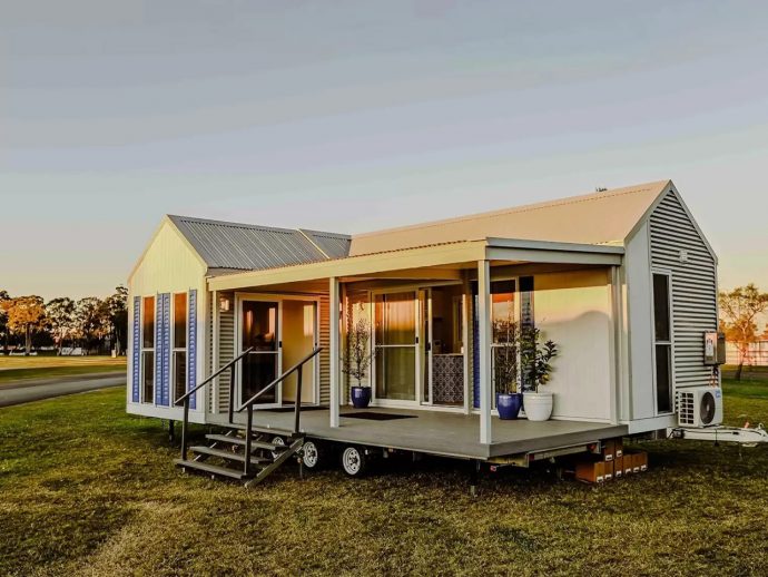 This Two-Trailer Tiny Home Is The Hottest & Most Spacious Trend In Luxury Small Living