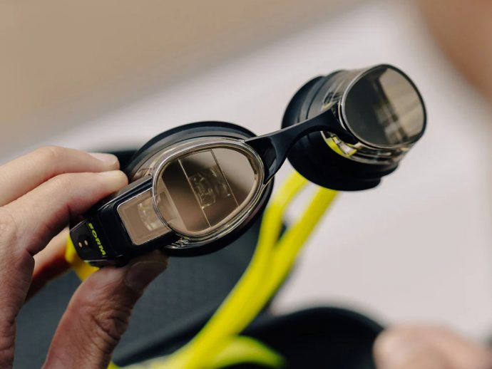 Form’s Smart Swim 2 goggles display workout stats, heart rate, and has compass to keep you aligned
