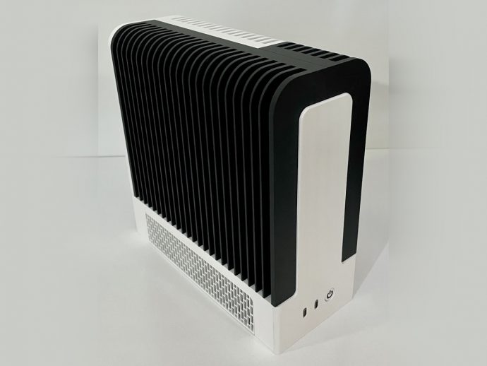 Monochrome 3D Printed Fanless PC Turns Framework Laptop Parts Into Art