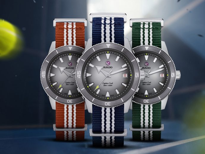 Rado releases Captain Cook x Tennis Limited Edition to celebrate 40 years at the Swiss Open