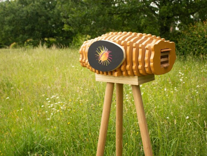 Seed Stories art installation also serves as ‘hotel’ for bees
