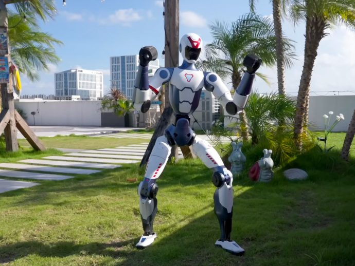 Unitree’s $5,900 R1 humanoid robot can run, do cartwheels, and perform handstands