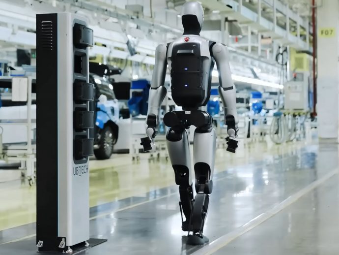 Walker S2 humanoid robot can change its own battery pack, hints possibility of self-sustaining bots