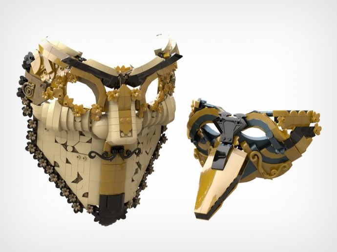 These LEGO Carnival Masks make the perfect home decor – or even wearable accessories!
