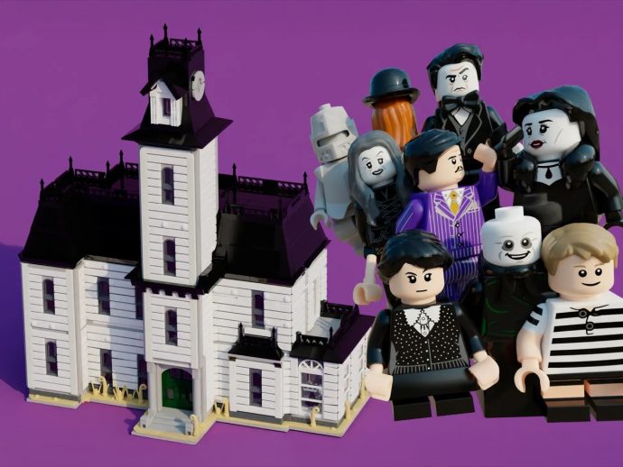 Unleash Your Inner Goth with This Stunning 2,999-brick Addams Family LEGO Build