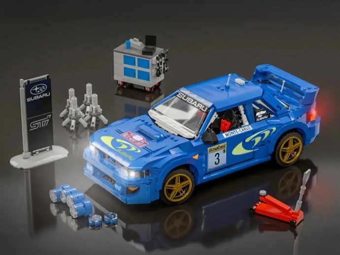 Colin McRae’s iconic Subaru Impreza WRC gets a detailed LEGO Revival