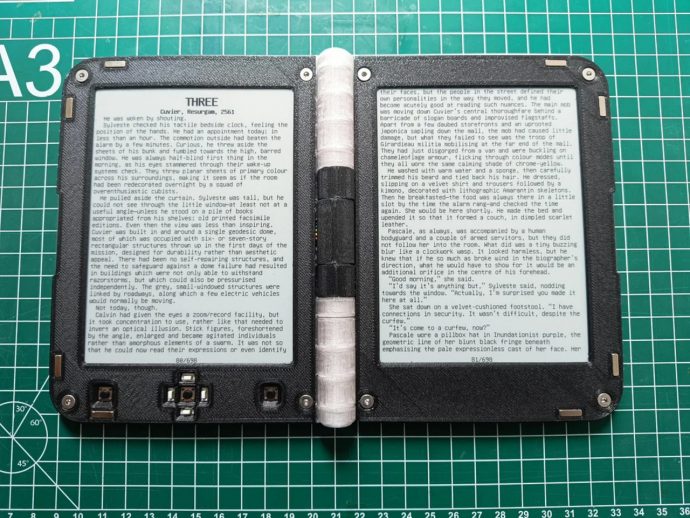 DIY Dual-Screen E-Reader Brings the Book Experience to E Ink