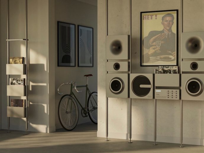 GRID modular sound system also doubles as modern art