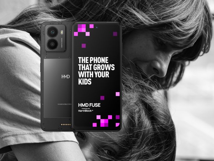 HMD Fuse Smartphone Grows With Your Child Using HarmBlock+ AI