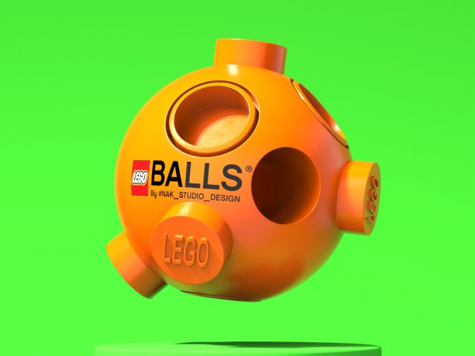 Ball Brick Concept Reimagines Building Block Play