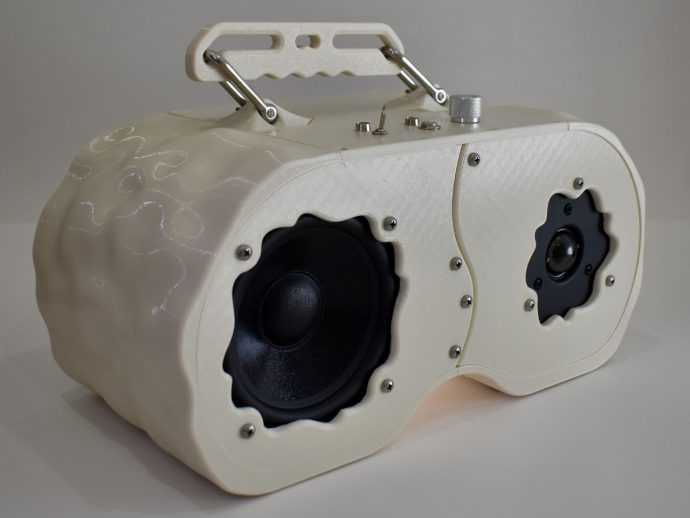 Scratch and heat-resistant 3D-printed modular Bluetooth speaker is built for longevity