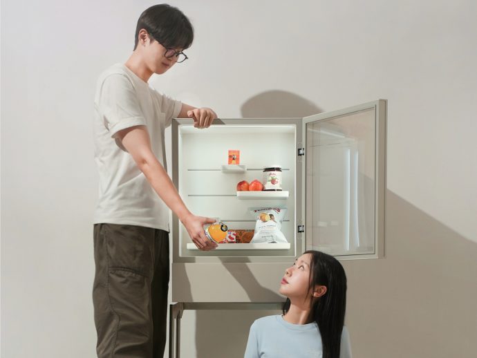 Smart refrigerator turns your groceries into curated lifestyle showcase
