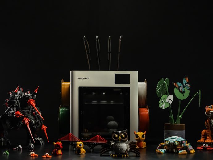 Snapmaker U1 Color 3D Printer Blends Blazing Speed With Less Waste