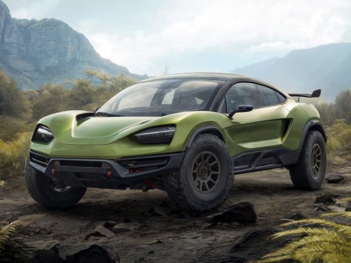The McLaren Marauder is an Off-Roader concept that challenges the Lamborghini Urus