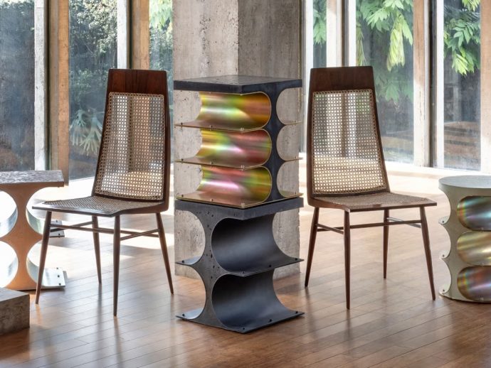 Brazilian Artist Lucas Simões Turns Modernist Legacy Into Living Room Sculptures