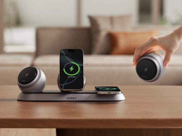 Aukey Debuts Modular Wireless Charger That Turns Into 3 Portable Power Banks at IFA 2025