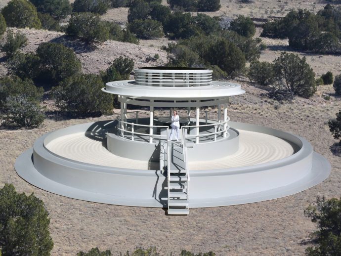 Interactive Pavilion Lets You Create Zen Patterns With Solar Power