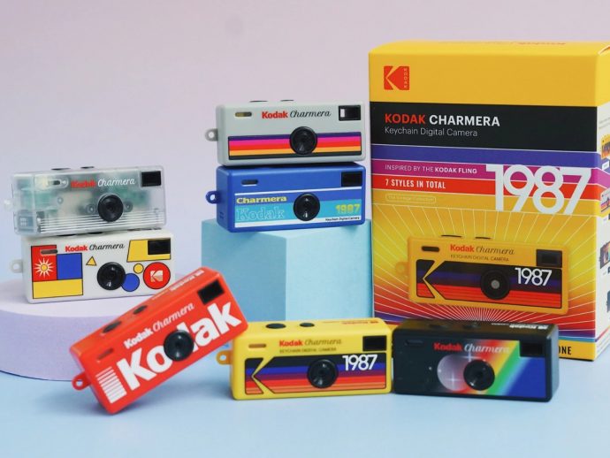 Kodak Charmera is a tiny, retro digital camera that you can hang on your bag