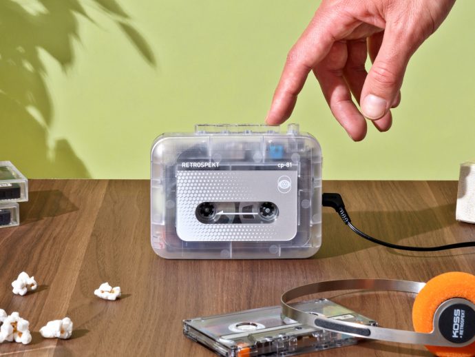 Retrospekt CP-81 Portable Cassette Player Dials Up Nostalgia with Modern Style