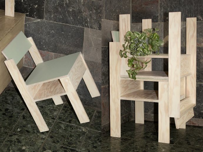 Same Same Twin Chairs Bring Minimalist Playfulness to Everyday Furniture