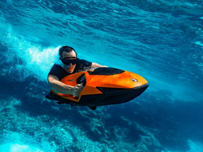 Seabob SE63 battery-powered personal watercraft is Lambo for the sea that rides you at 22mph