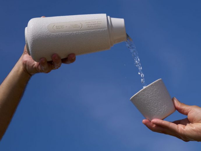 Sungai Carafe Turns Bali’s River Waste into Restorative Ceramics