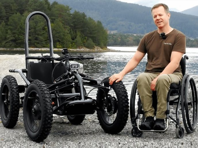 This all terrain EV is for wheelchair users who don’t want to miss out on adventures