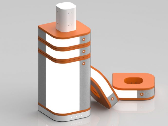 Vervain Concept Speaker System: Modular Audio Meets Earthquake Safety