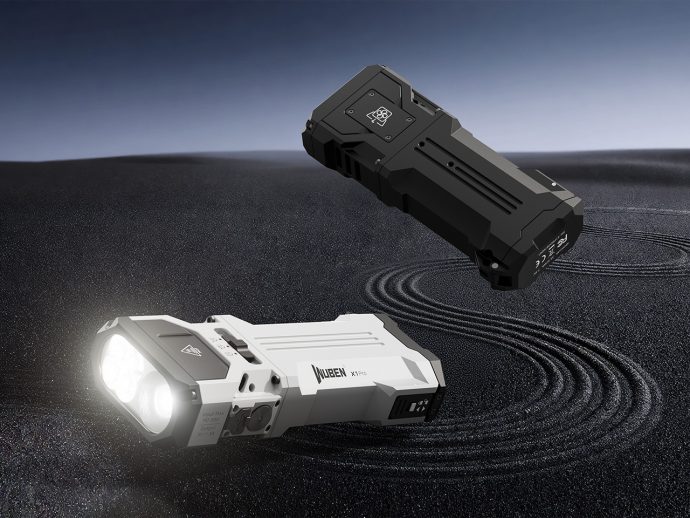 13,000-Lumen Flashlight With Smart Cooling Also Charges Your Phone