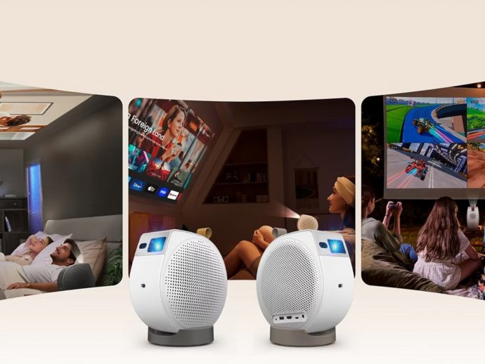 BenQ GV32 Brings Ceiling Projection and Smart Design to Home Entertainment