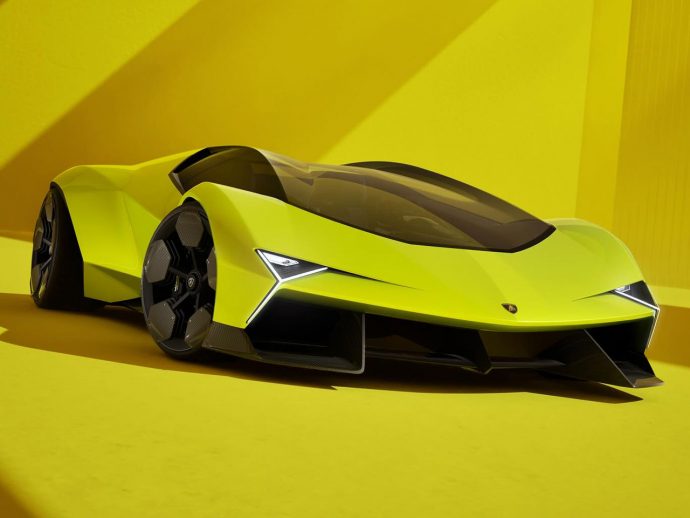 Lamborghini Manifesto flexes sharper lines and a muscular stance that define the brand’s bold future