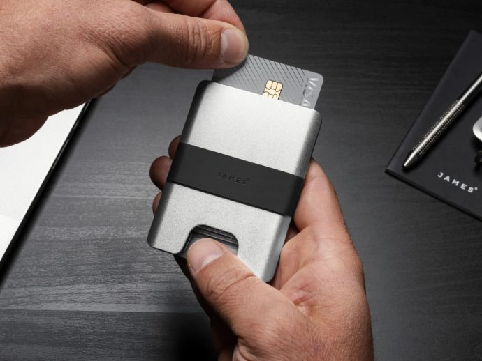 Lowe wallet from The James Brand brings modern, minimalist design to your pocket