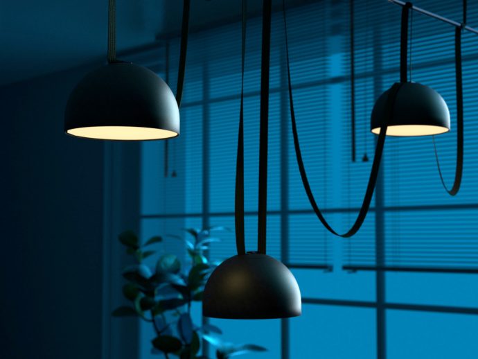 Snap Lamp Heads Anywhere Along This Flexible Textile Lighting Belt