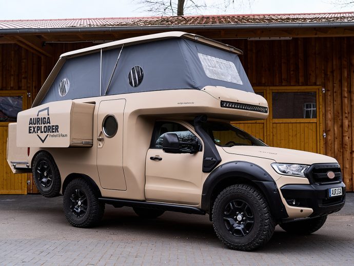 Storage-savvy Auriga Explorer transforms the Ford Ranger into a wild off-grid adventurer