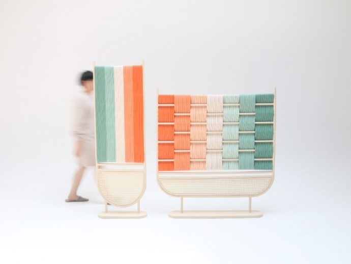 This Rattan Room Divider Gives Your Room The Color-Pop You Didn’t Know It Needed