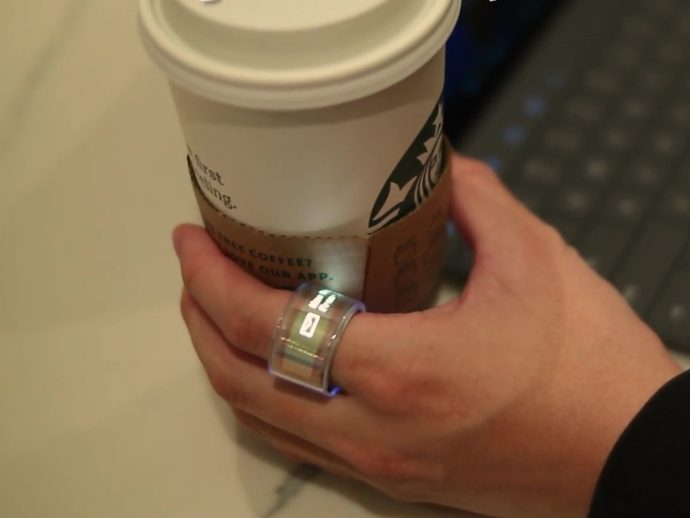 This Smart Ring Has a Flexible Screen That Wraps Around Your Finger
