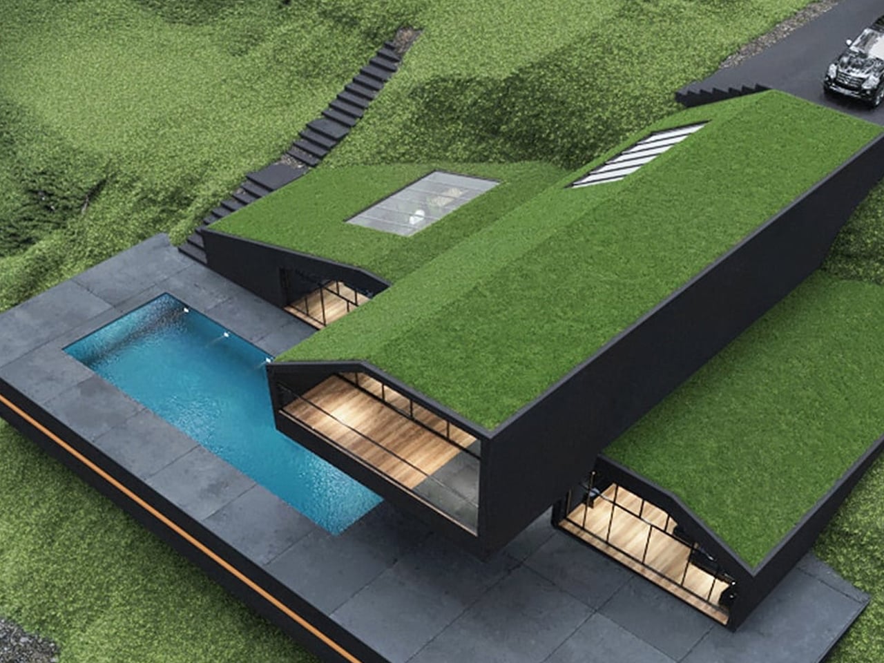 yankodesign.com - Pooja Khanna Tyagi - 5 Architect-Designed Homes That Disappear Into the Landscape