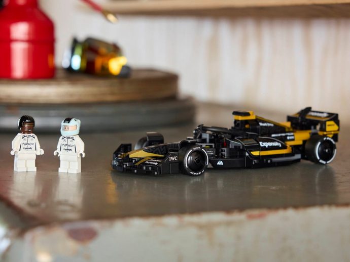 LEGO unveils APXGP Team Race Car that replicates intricate details of “F1 The Movie”