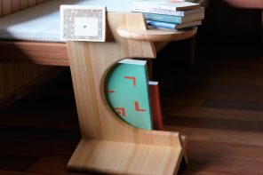 A Side Table That Doubles as a Bookmark for Your Favorite Reads