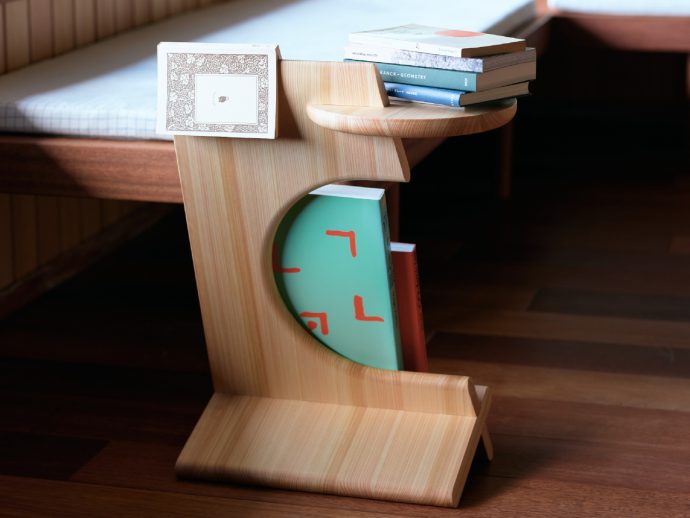 A Side Table That Doubles as a Bookmark for Your Favorite Reads