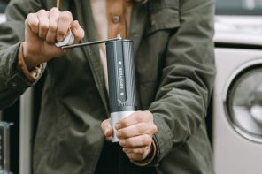 AeroPress Made a Coffee Grinder That Fits Inside the Plunger