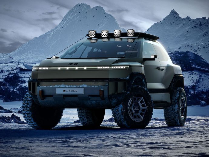 Apocalypse ready Hyundai Crater concept SUV maximizes off-roading utility