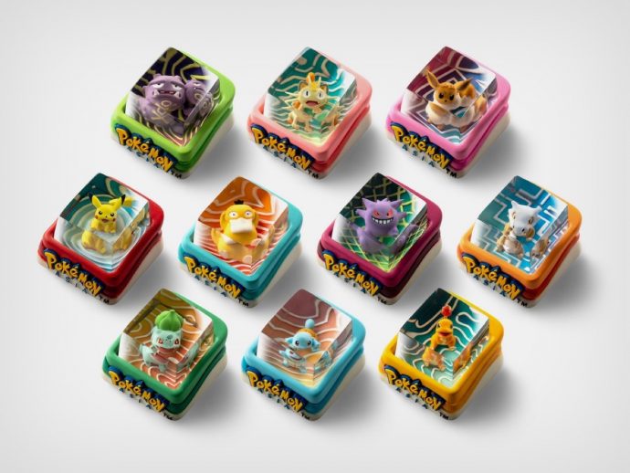 These Pokémon Keycaps turn your Mechanical Keyboard into a real-life PokéDex
