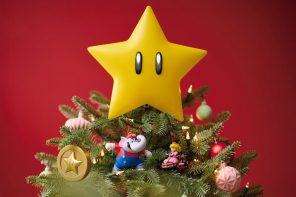 Super Mario’s Invincibility Star as a Christmas Tree Topper might just be the Hottest Ornament Of 2025