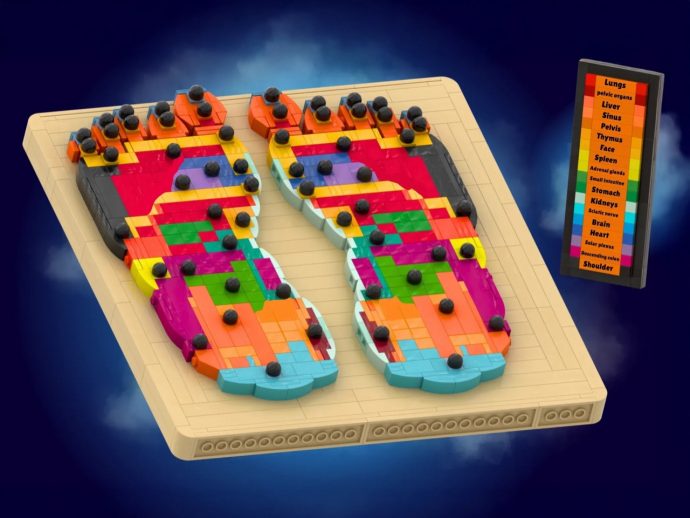 This LEGO Reflexology Mat Turns a Parent’s Worst Nightmare into Physical Therapy
