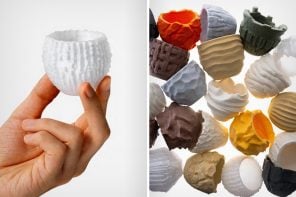These Ceramic Cups Were Designed And Manufactured Entirely By An Algorithm