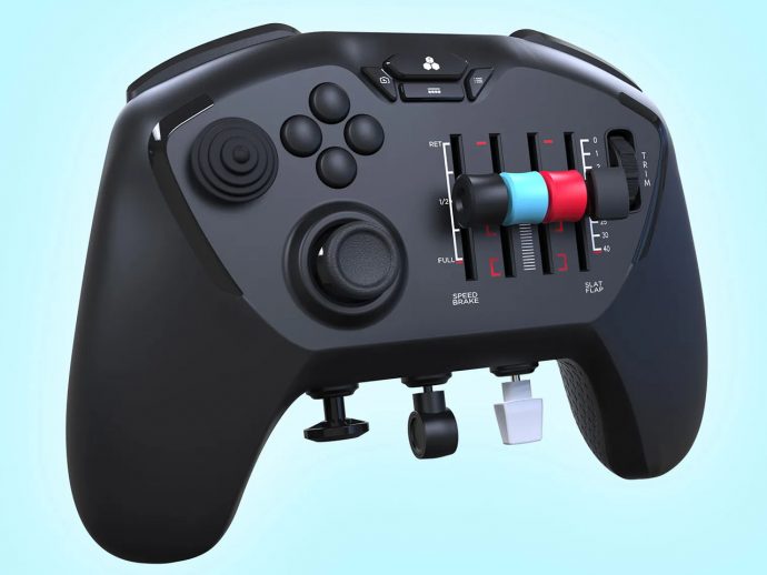 Echo Aviation Controller mimics realism of flying planes with a full set of flight controls